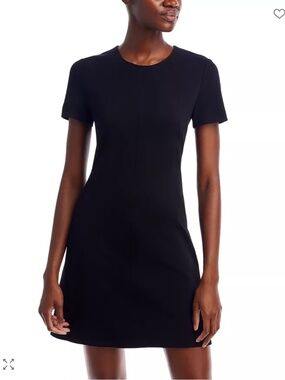 Boss Donalara navy short sleeve dress